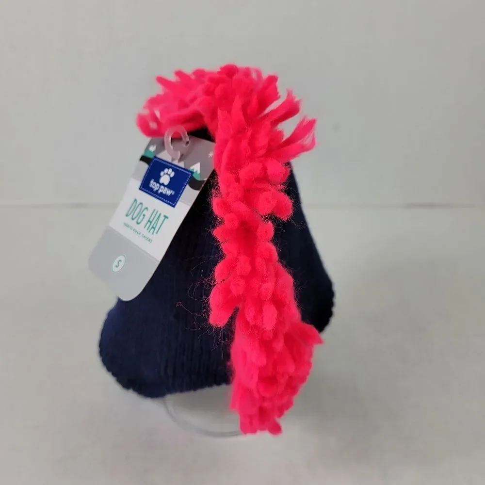 Top Paw Acrylic Navy Blue Monster Hat Size S‎